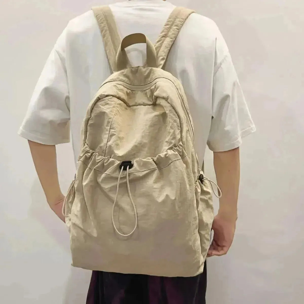 Drawstring Nylon Backpack Bag - Bad Moms Club