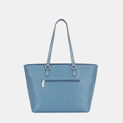 David Jones PU Leather Tote Bag - Bad Moms Club