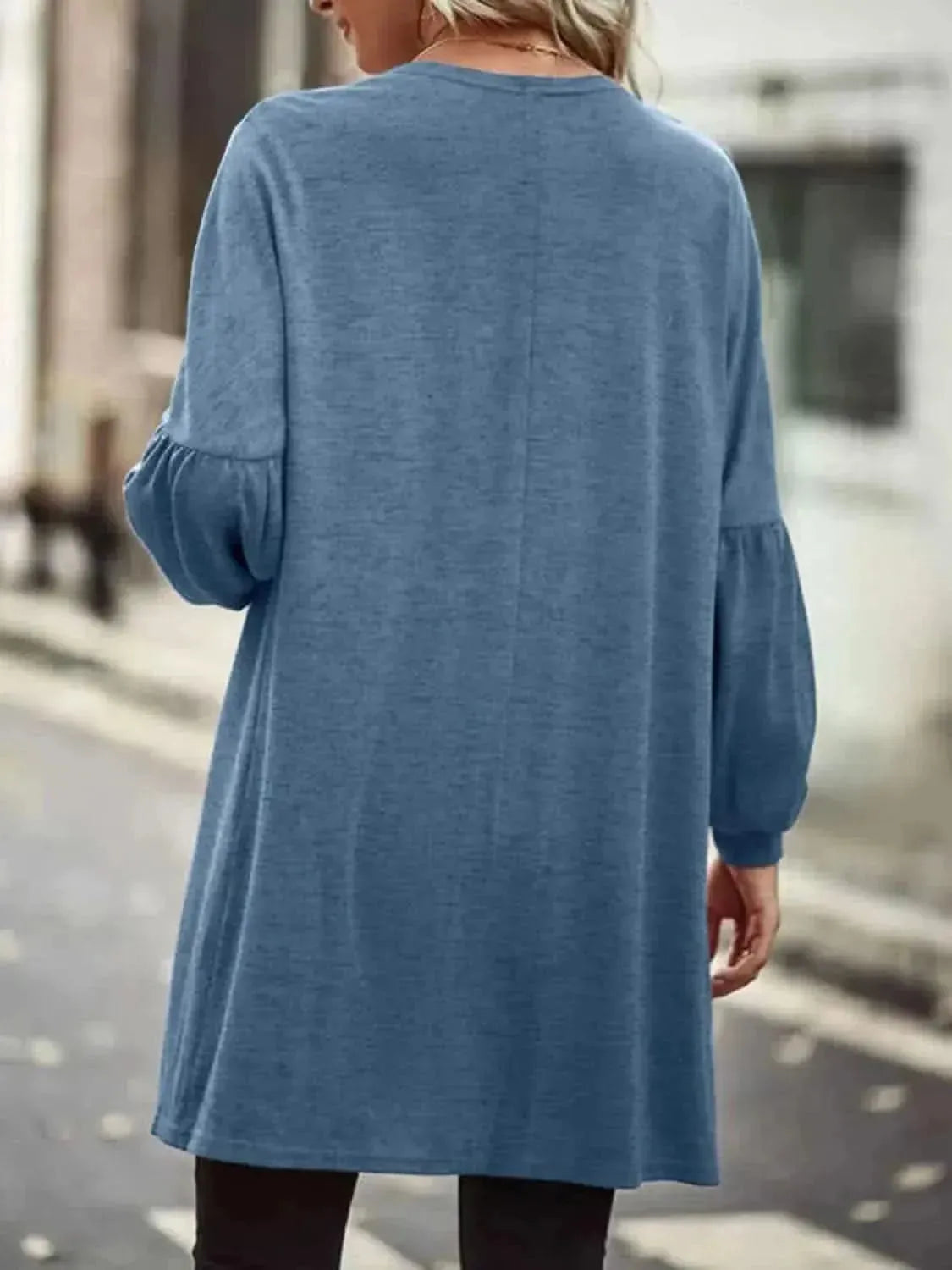 Open Front Long Sleeve Cardigan - Bad Moms Club