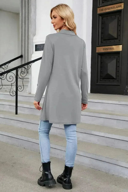 Long Sleeve Open Front Cardigan - Bad Moms Club