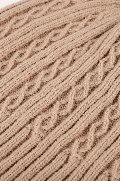 Mixed Knit Cuff Beanie - Bad Moms Club