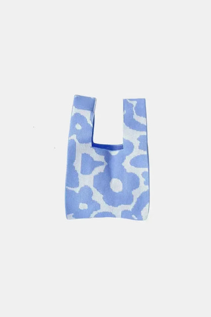 Zenana Flower Eco-Friendly Knitted Handbag - Bad Moms Club