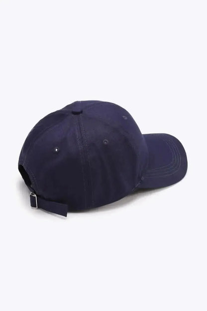 Plain Adjustable Cotton Baseball Cap - Bad Moms Club