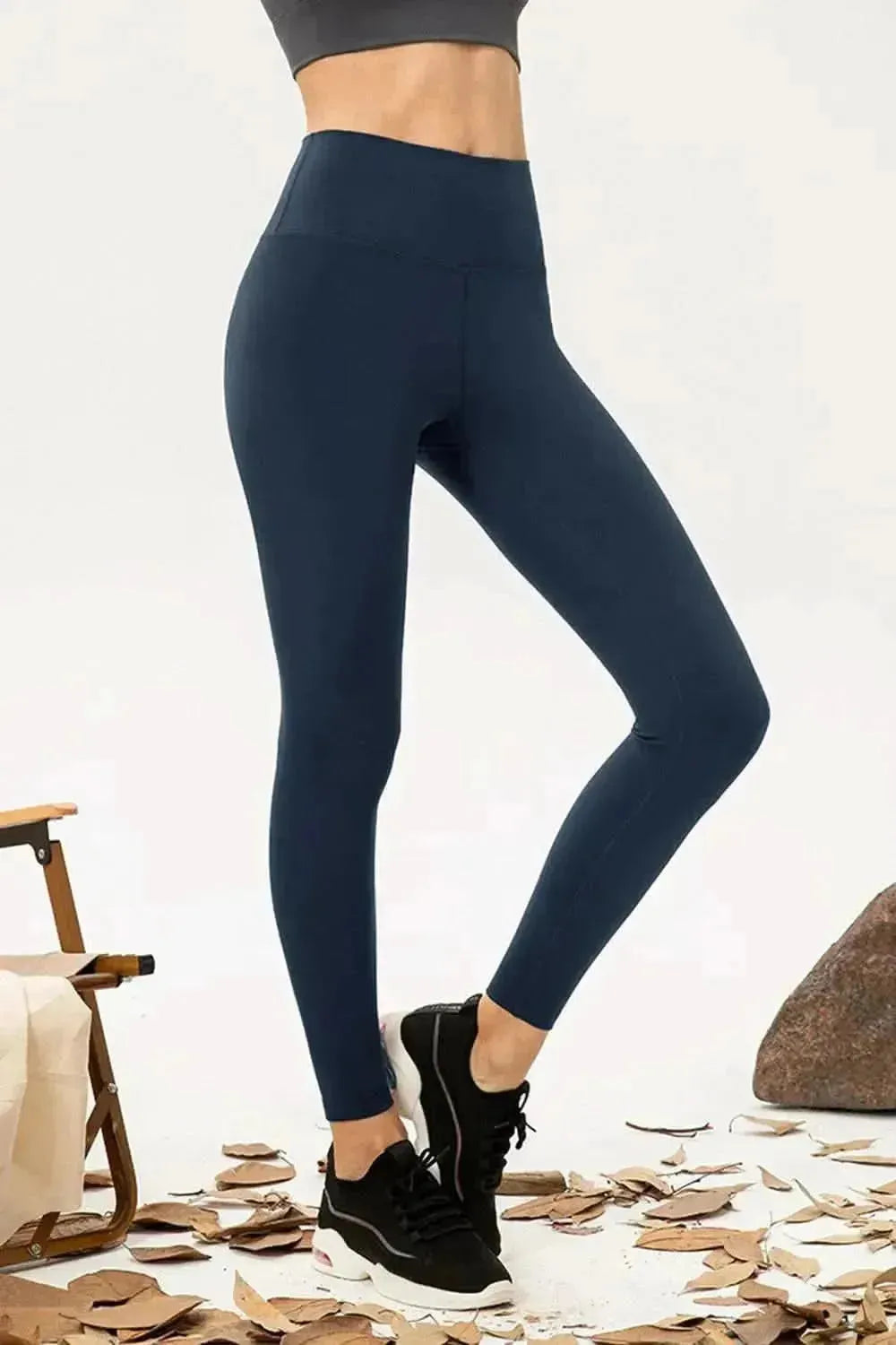 High Waist Skinny Active Pants - Bad Moms Club
