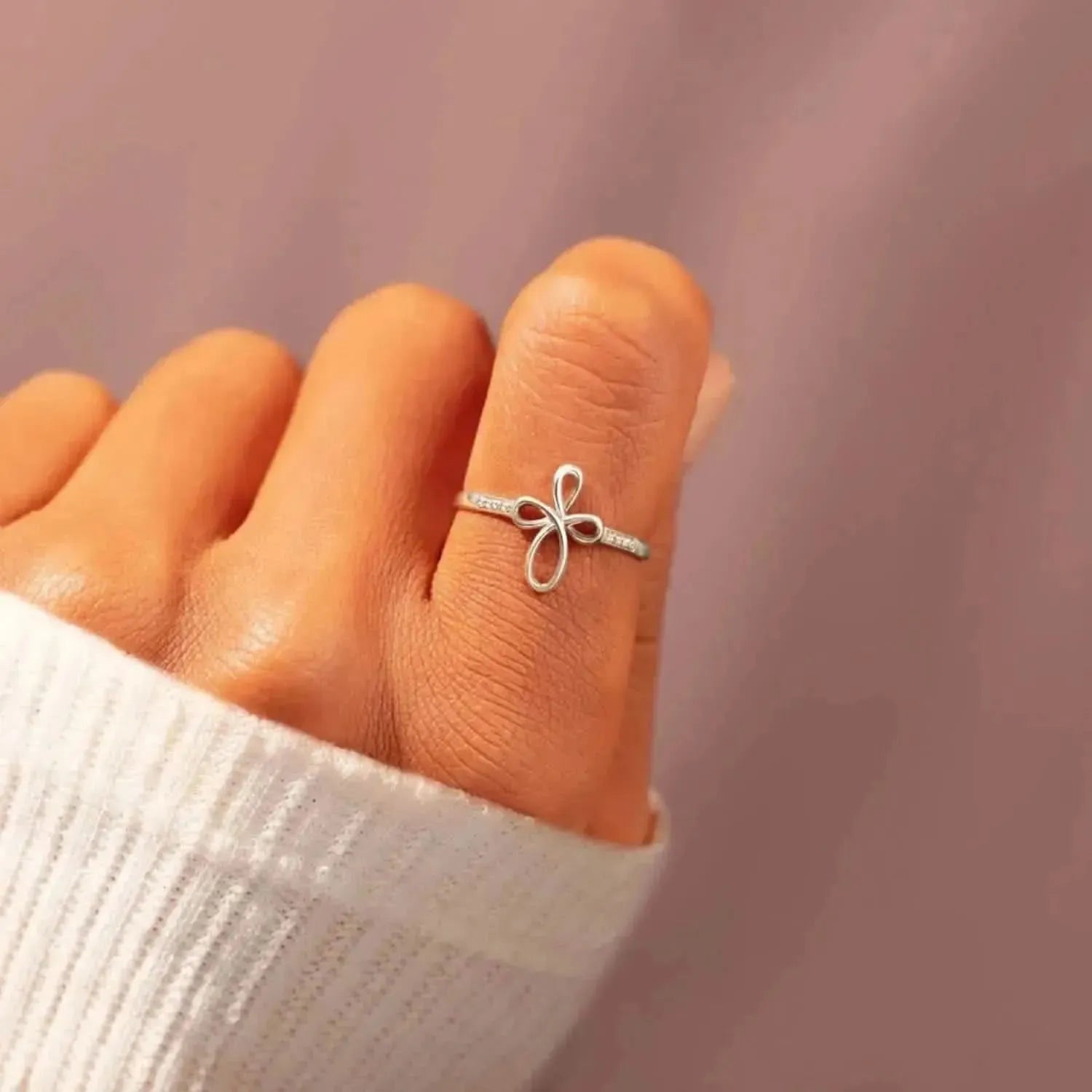 925 Sterling Silver Geometric Ring - Bad Moms Club