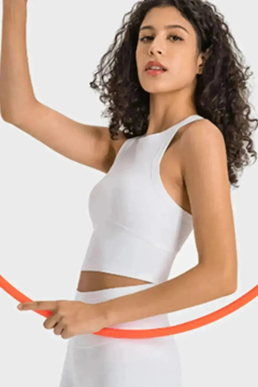 Racerback Cropped Sports Tank - Bad Moms Club