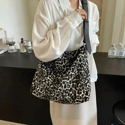 Leopard Adjustable Strap Tote Bag - Bad Moms Club