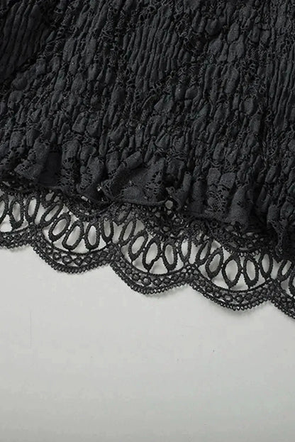 V-Neck Lace Cropped Cami - Bad Moms Club