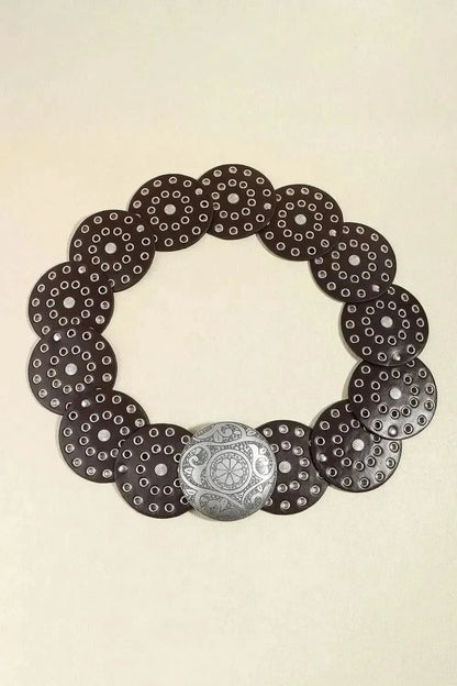 Vintage PU Leather Wide Belt - Bad Moms Club
