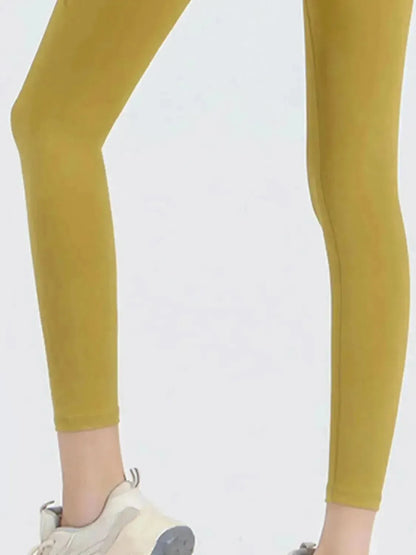 Wide Waistband Sports Leggings - Bad Moms Club