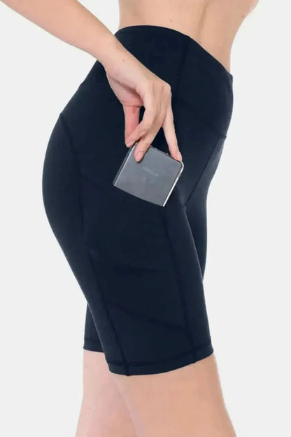 Leggings Depot Full Size High Waist Active Shorts - Bad Moms Club