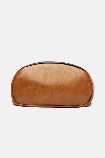 PU Leather Large Backpack Bag - Bad Moms Club