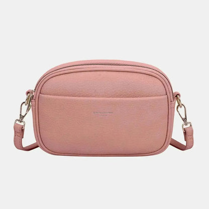 David Jones PU Leather Small Crossbody Bag - Bad Moms Club