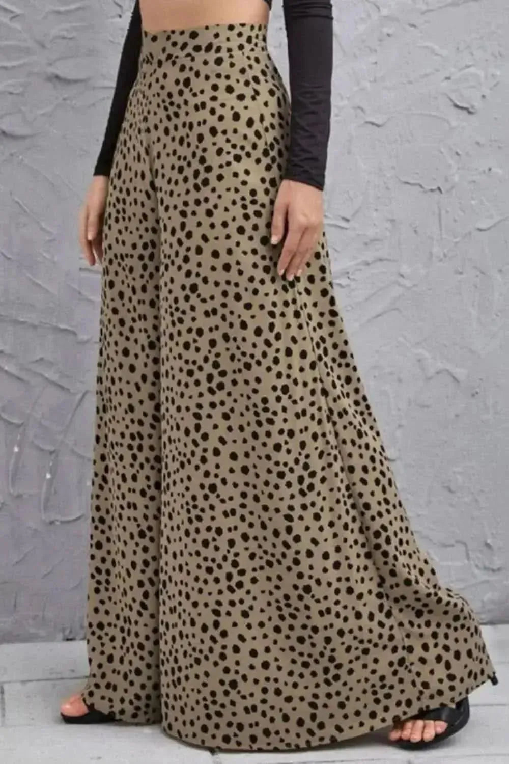 Animal Print High-Rise Culottes - Bad Moms Club