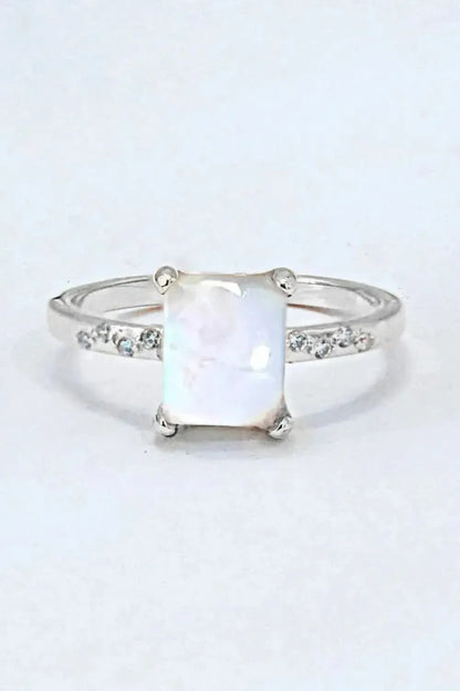 Square Moonstone Ring - Bad Moms Club