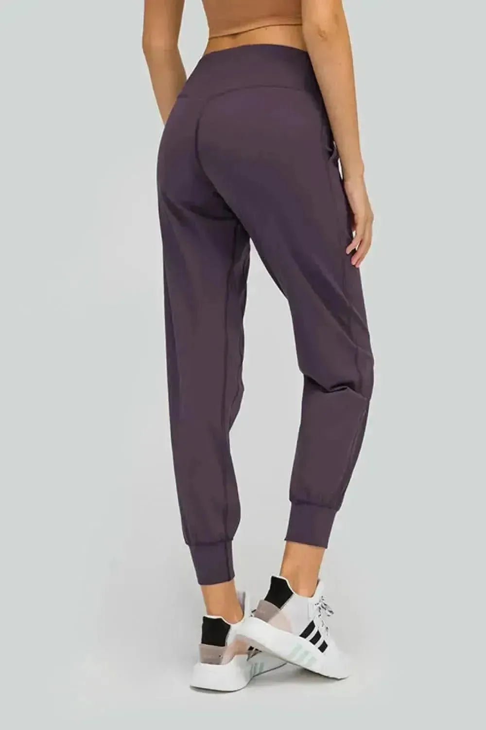 Wide Waistband Slant Pocket Pants - Bad Moms Club