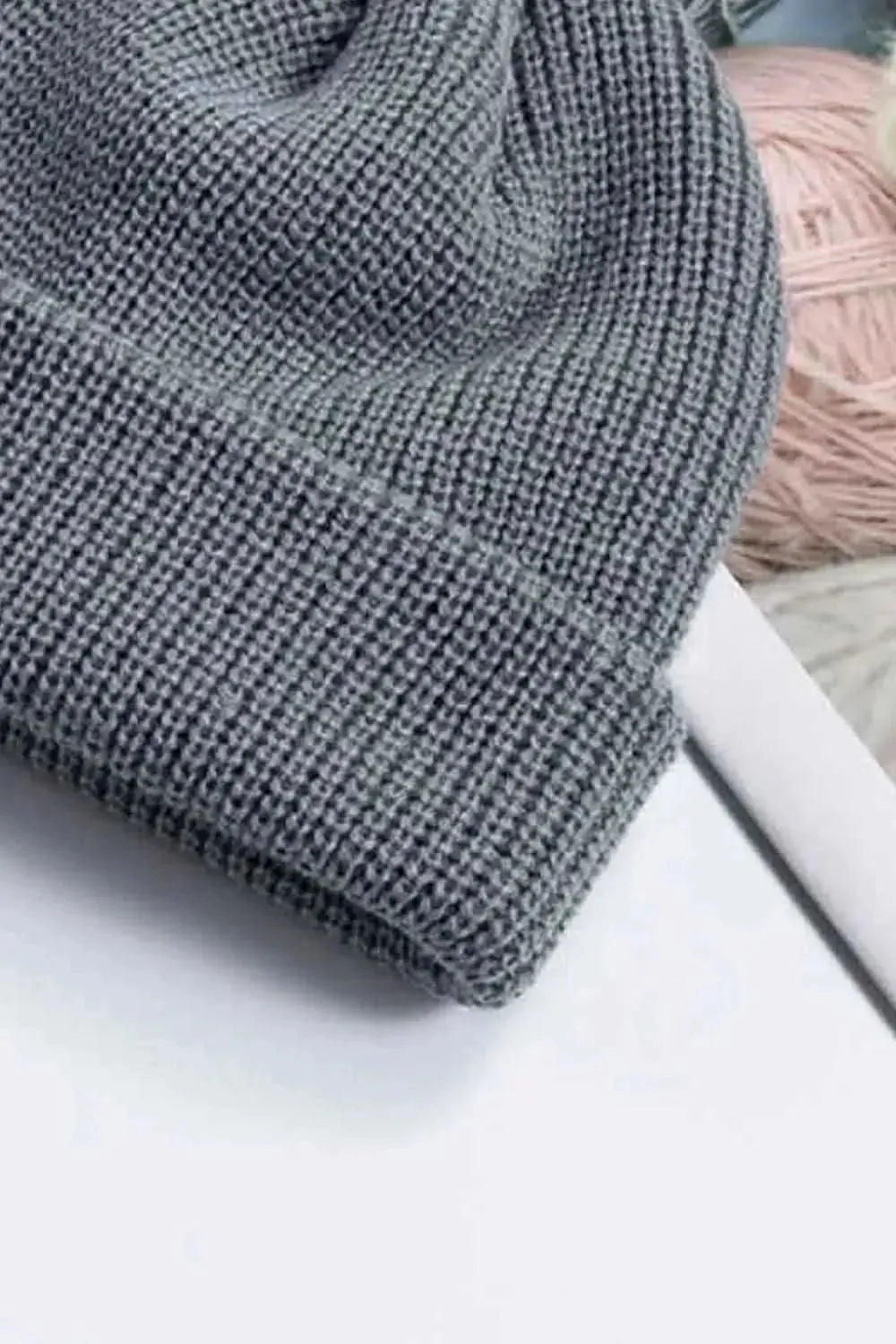 Cozy Rib-Knit Cuff Beanie - Bad Moms Club