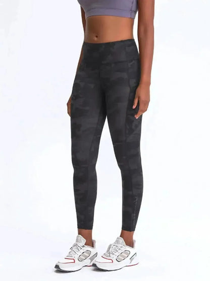 Wide Waistband Leggings with Pockets - Bad Moms Club