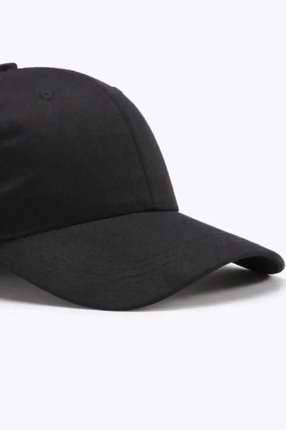 Plain Adjustable Cotton Baseball Cap - Bad Moms Club