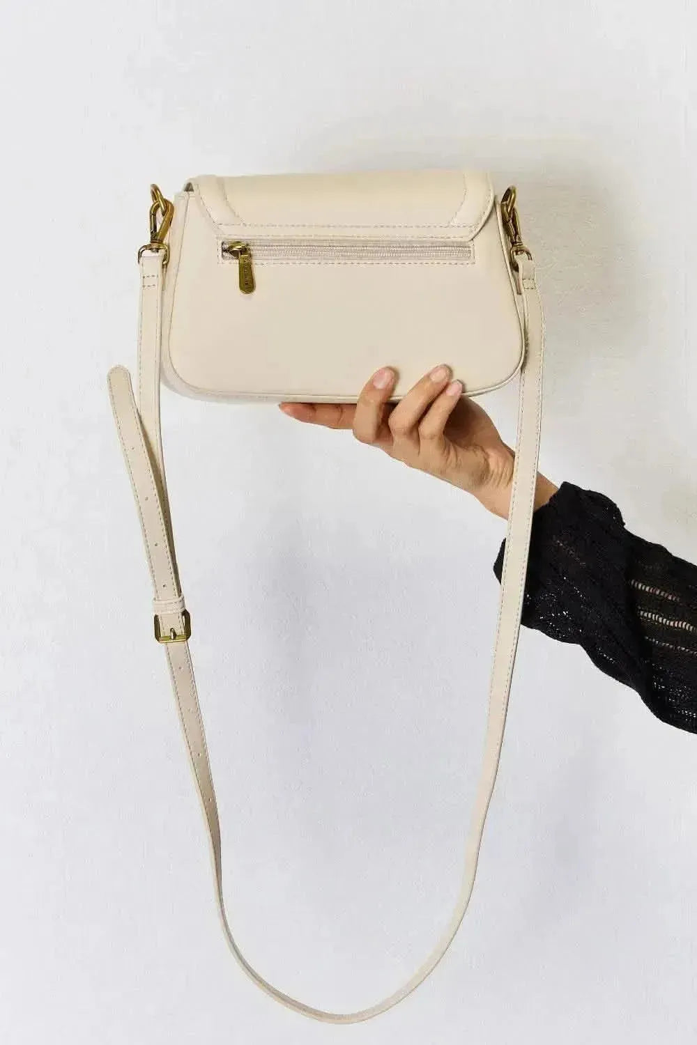 David Jones PU Leather Crossbody Bag - Bad Moms Club
