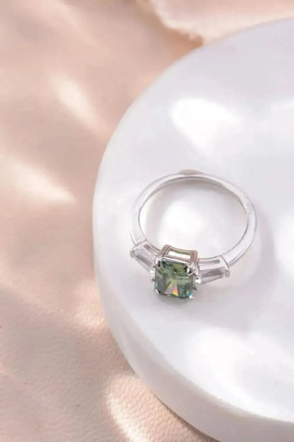 2 Carat Moissanite 925 Sterling Silver Ring - Bad Moms Club