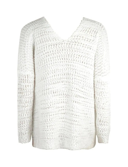 Angel Wings Single Shoulder Long Sleeve Sweater - Bad Moms Club
