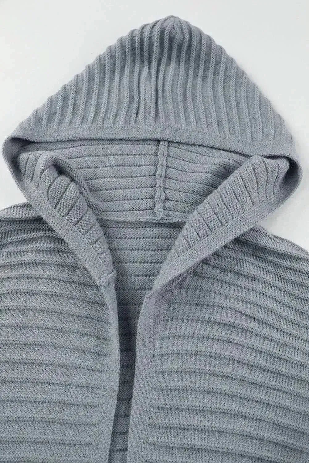 Open Front Longline Hooded Cardigan - Bad Moms Club