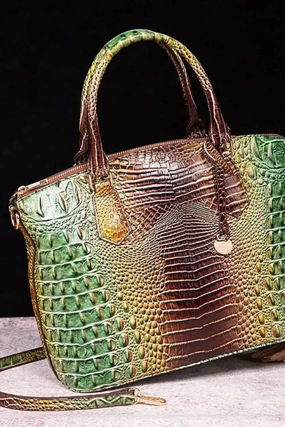Gradient PU Leather Handbag - Bad Moms Club