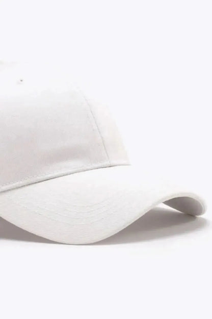 Plain Adjustable Cotton Baseball Cap - Bad Moms Club