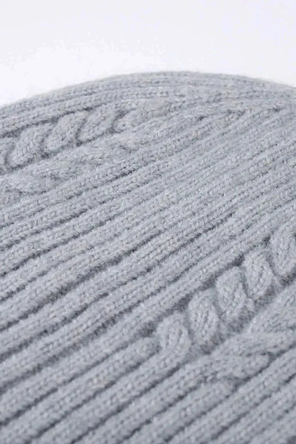 Cable-Knit Cuff Beanie - Bad Moms Club