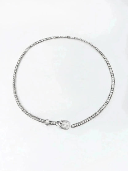 Rhinestone Metal Belt - Bad Moms Club