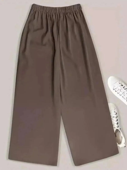 Full Size Wide Leg Pants - Bad Moms Club