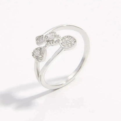 925 Sterling Silver Inlaid Zircon Ring - Bad Moms Club