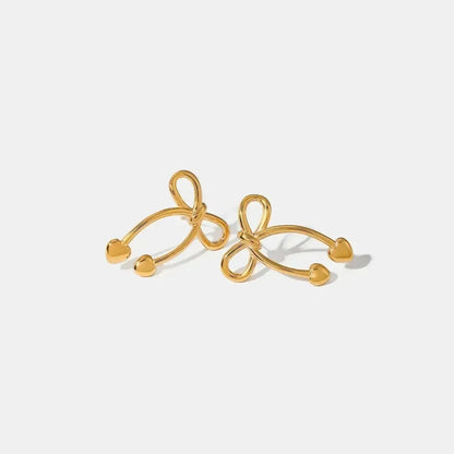 Stainless Steel Bow Earrings - Bad Moms Club
