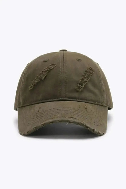 Distressed Adjustable Baseball Cap - Bad Moms Club