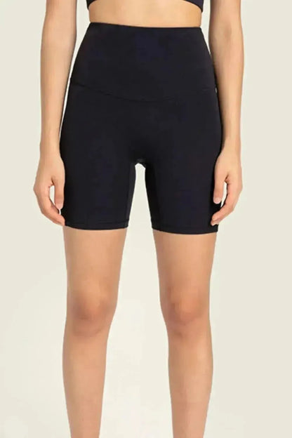 Seamless High-Rise Wide Waistband Biker Shorts - Bad Moms Club