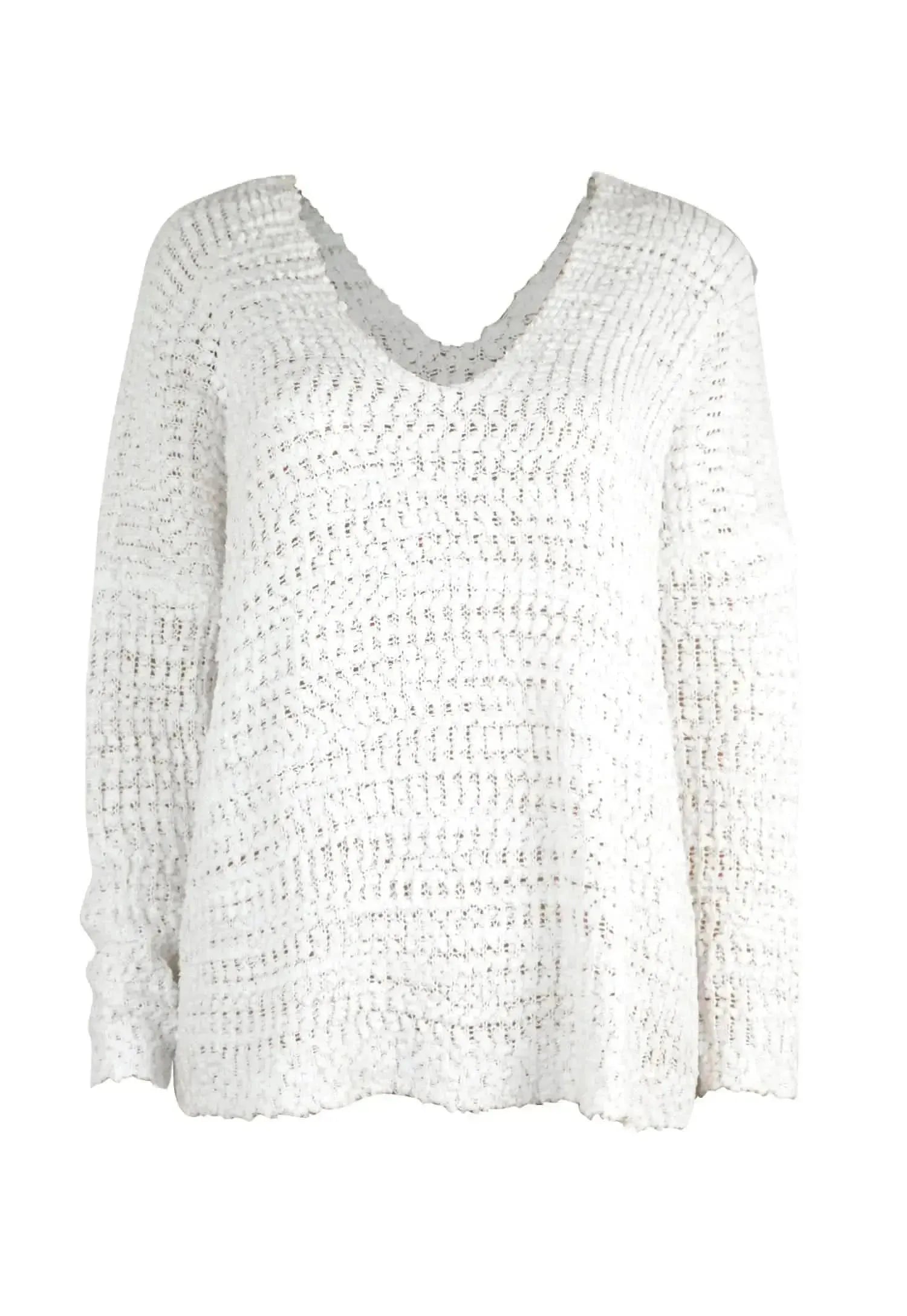 Angel Wings Single Shoulder Long Sleeve Sweater - Bad Moms Club