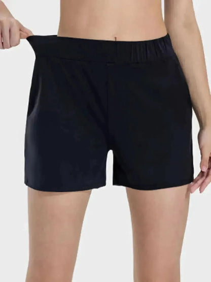 Elastic Waist Active Shorts - Bad Moms Club