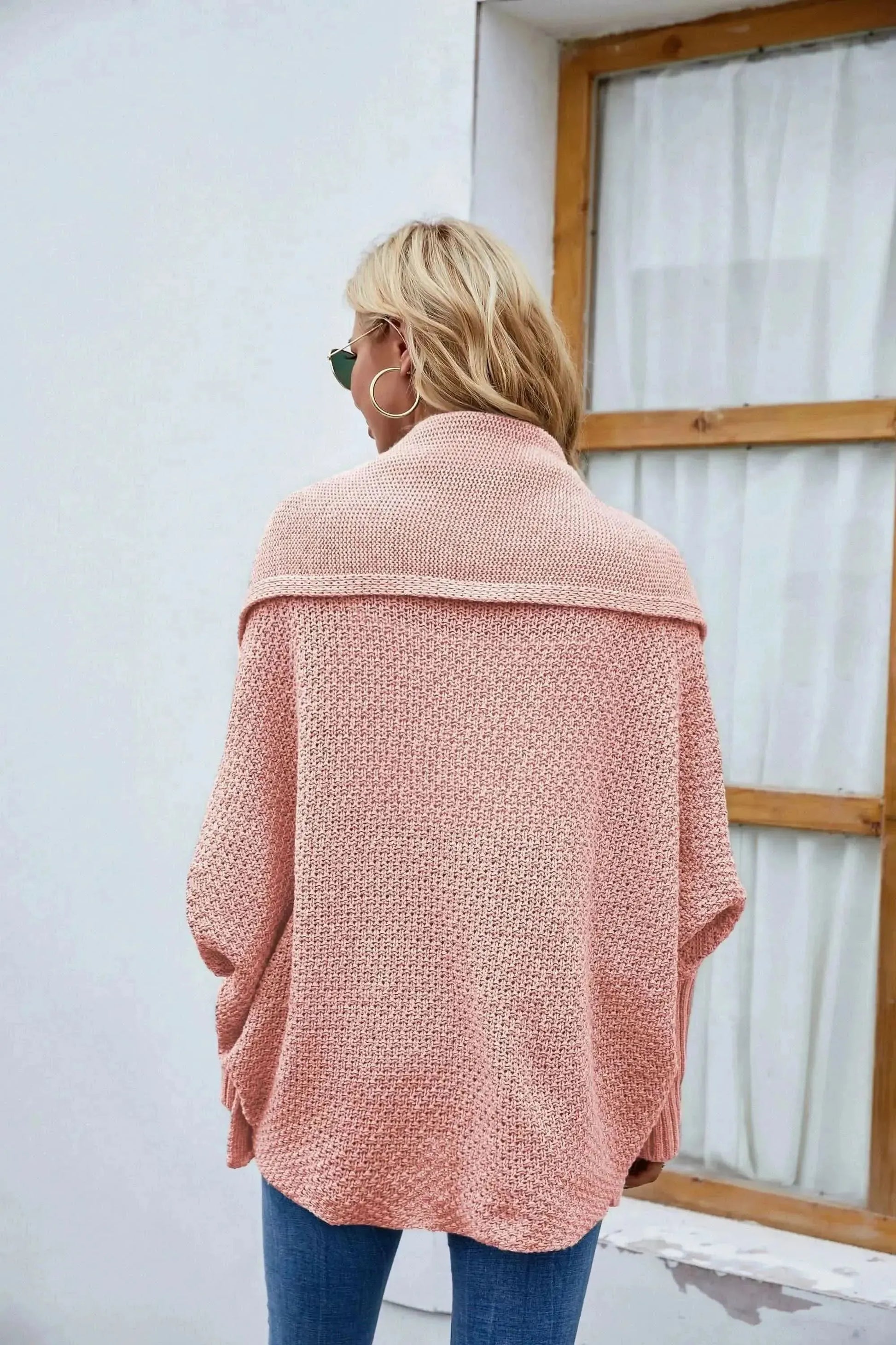 Open Front Long Sleeve Cardigan - Bad Moms Club