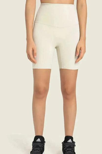 Seamless High-Rise Wide Waistband Biker Shorts - Bad Moms Club