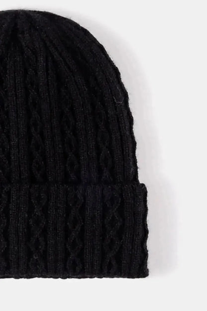 Mixed Knit Cuff Beanie - Bad Moms Club