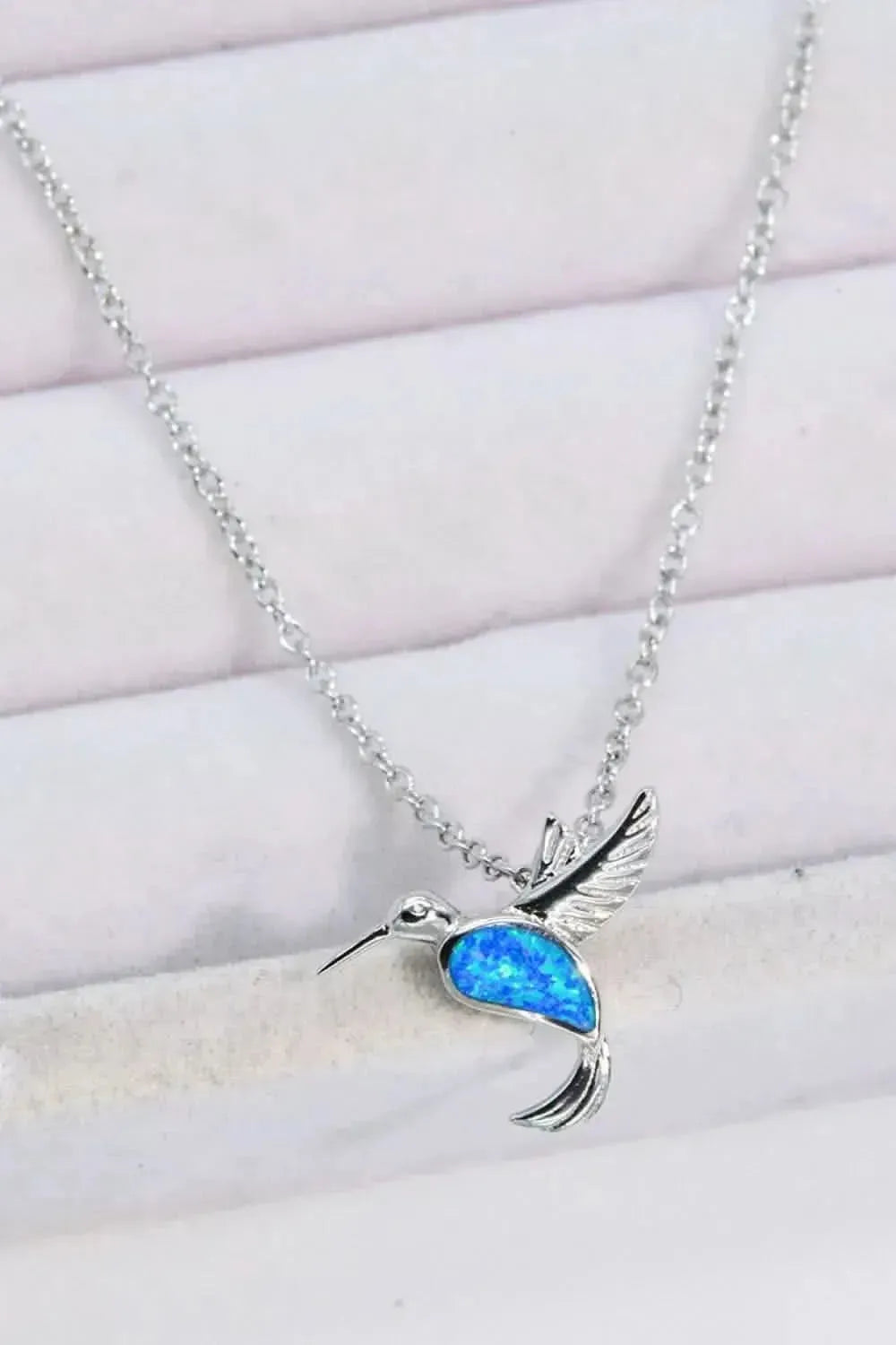 Opal Bird 925 Sterling Silver Necklace - Bad Moms Club