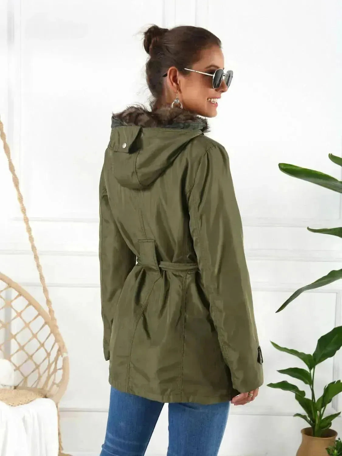 Full Size Hooded Jacket with Detachable Liner (Three-Way Wear) - Bad Moms Club