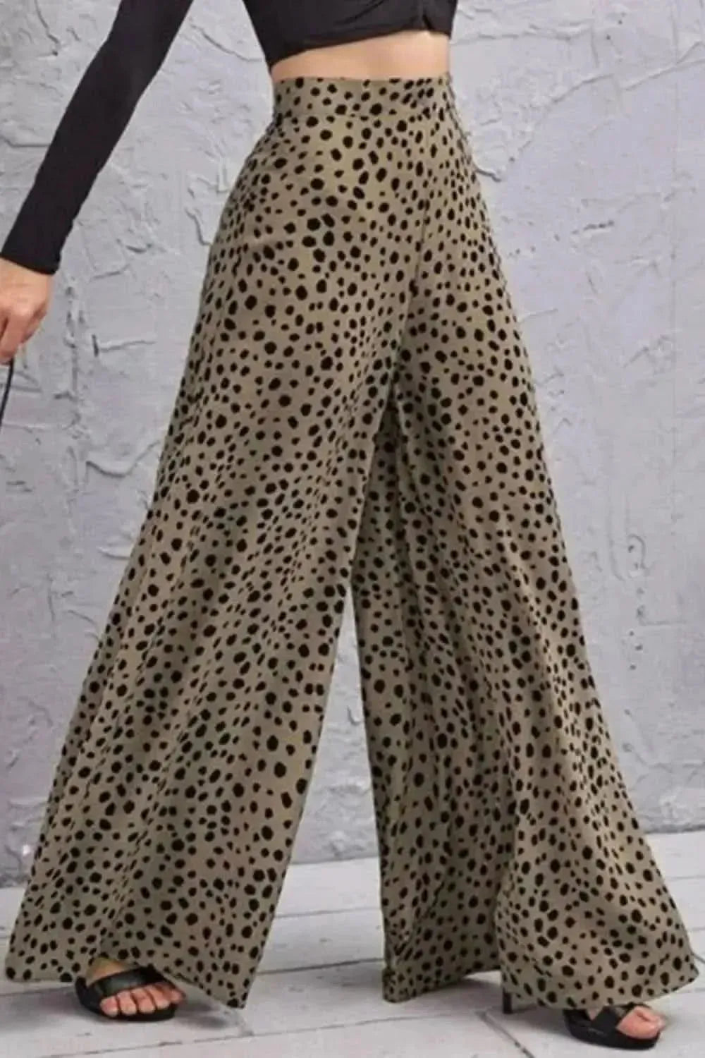 Animal Print High-Rise Culottes - Bad Moms Club
