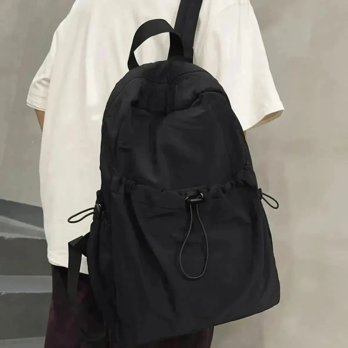 Drawstring Nylon Backpack Bag - Bad Moms Club