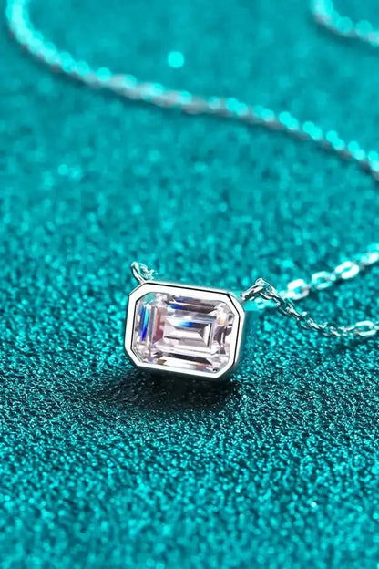 Beautiful Words 1 Carat Moissanite Pendant Necklace - Bad Moms Club