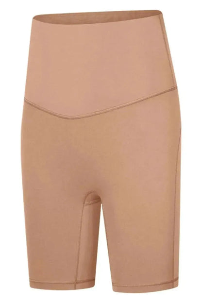 Seamless High-Rise Wide Waistband Biker Shorts - Bad Moms Club