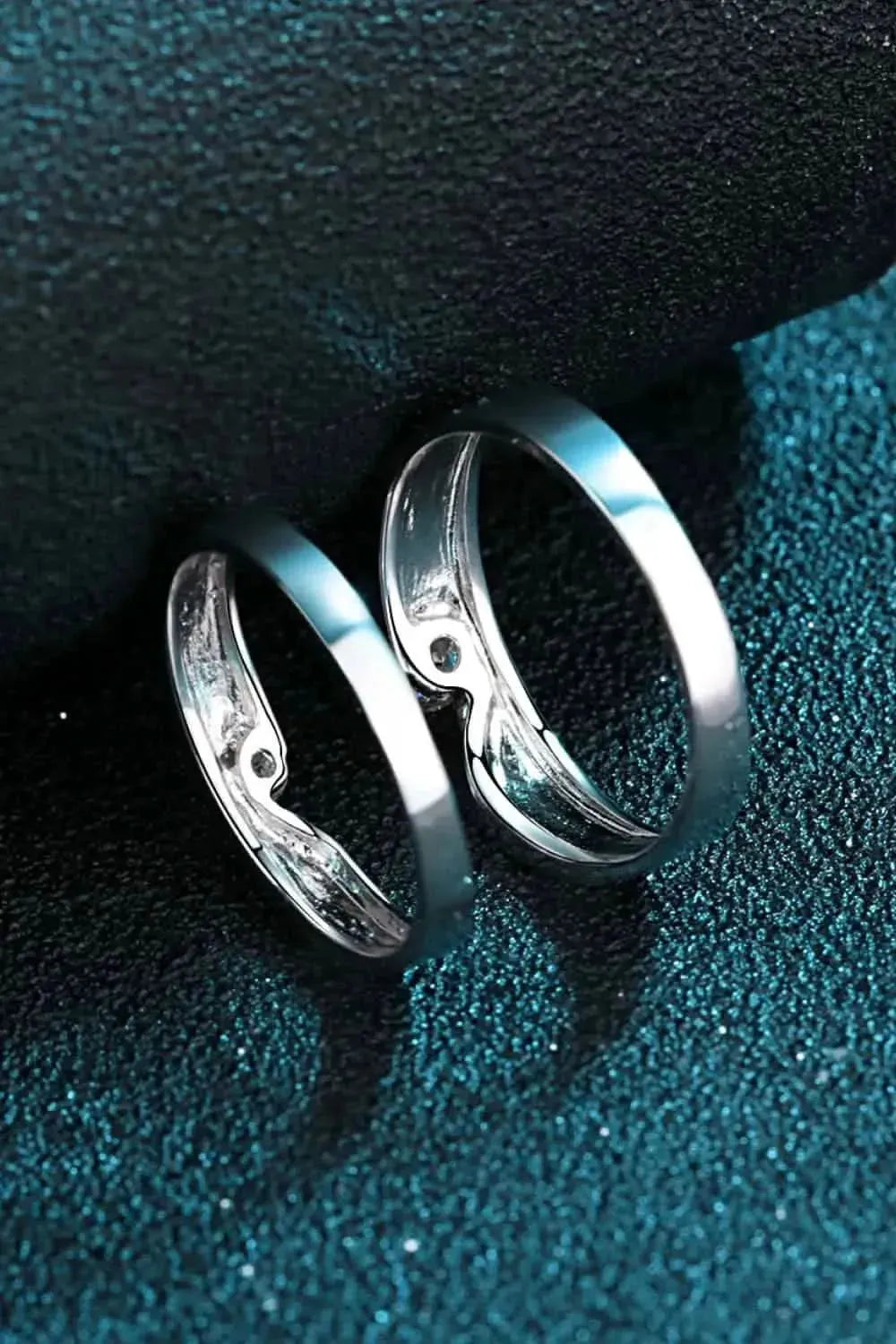 Moissanite Rhodium-Plated Ring - Bad Moms Club