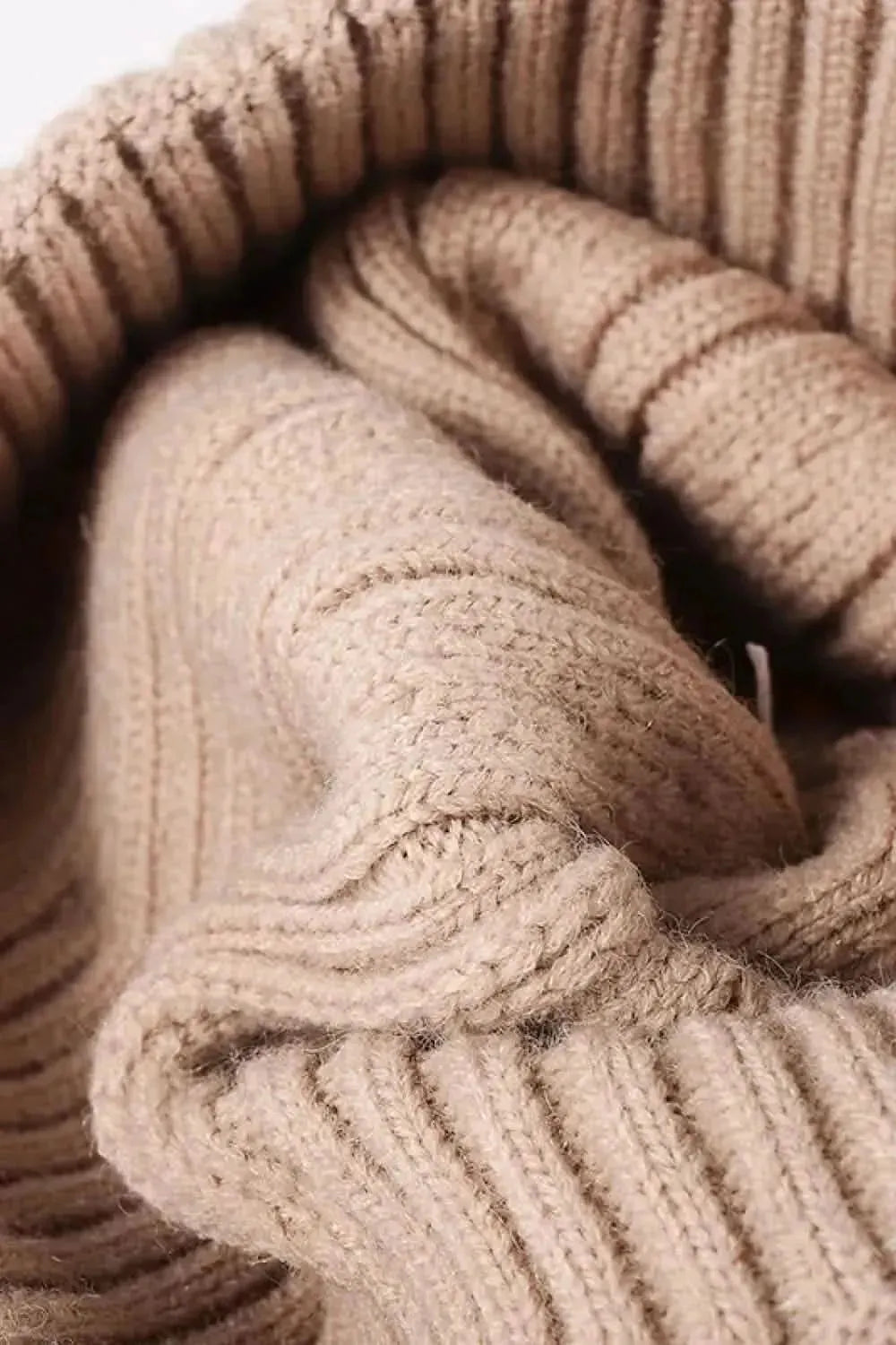Mixed Knit Cuff Beanie - Bad Moms Club