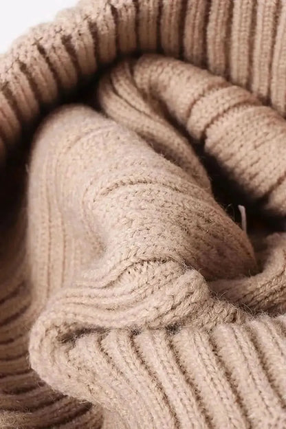 Mixed Knit Cuff Beanie - Bad Moms Club